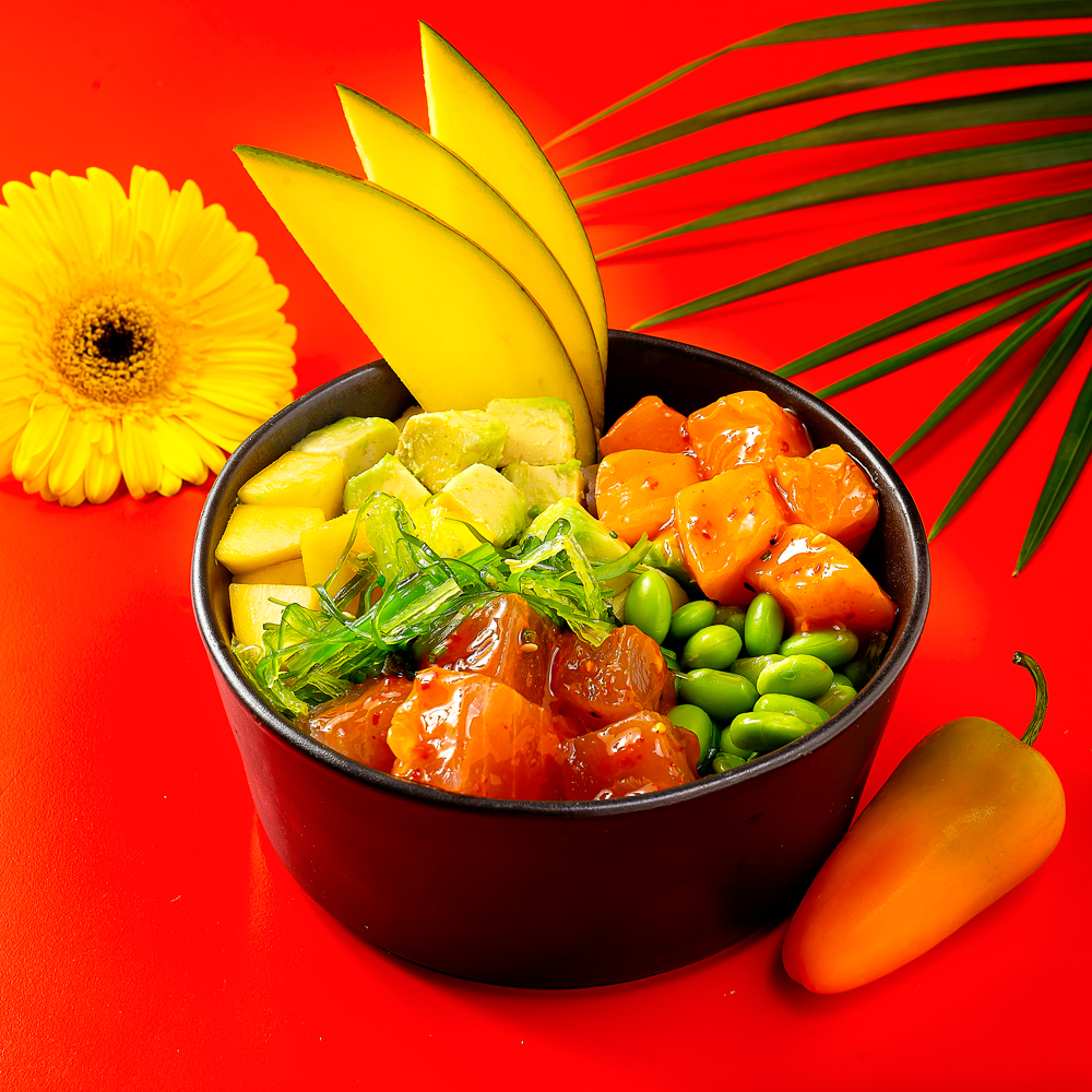 POKE SALMON &amp; TUNA PICANTE