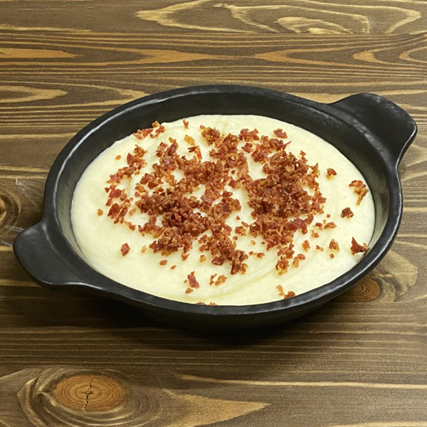 Puree di patate con bacon
