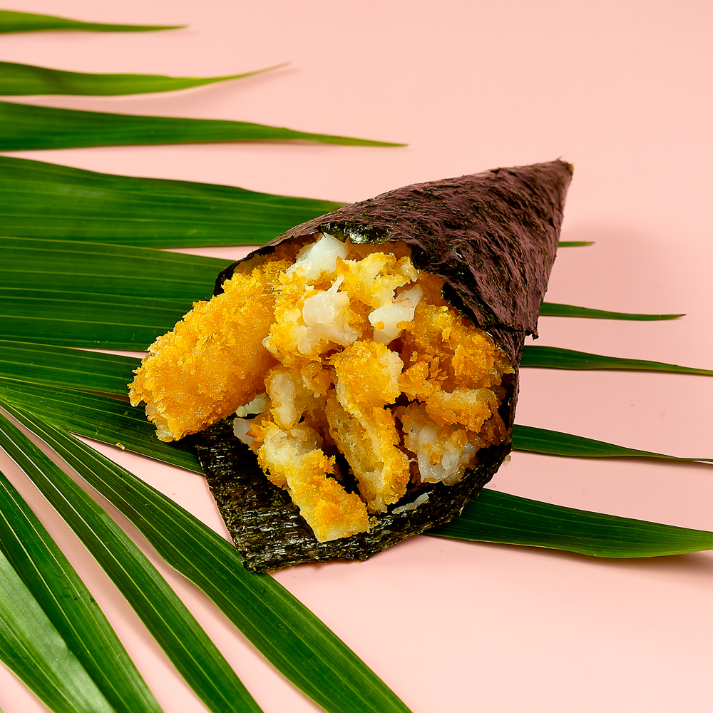 SALMÃO COM CAMARÃO TEMAKI